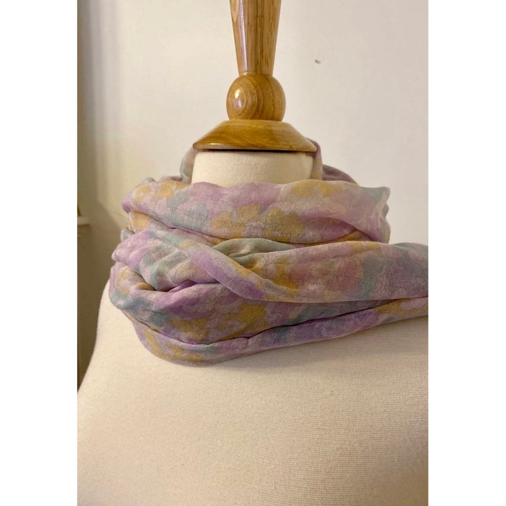 Pastel Floral Scarf